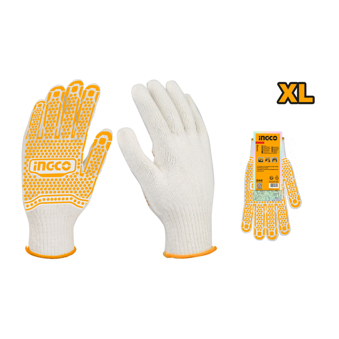 INGCO Gloves Knitted And Pvc Dots