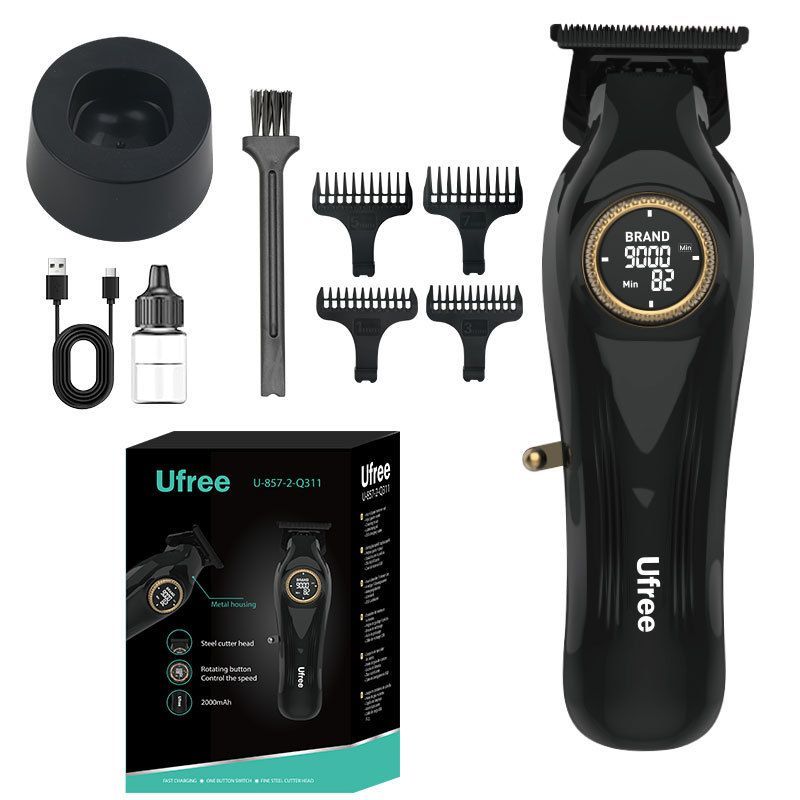 Digital Hair Clipper with Guide Combs