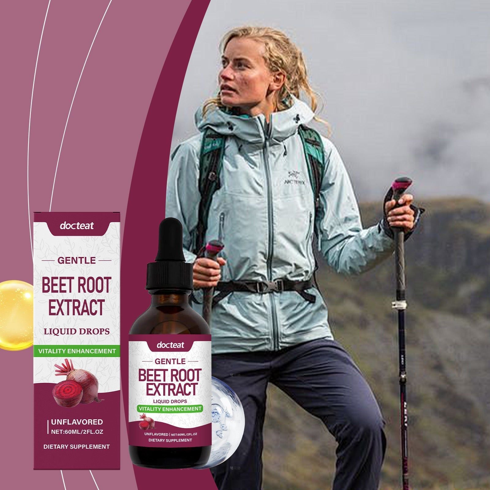 Boost Your Body Care with Beetroot Drops, Enhance Daily Wellness Naturally ,60ml