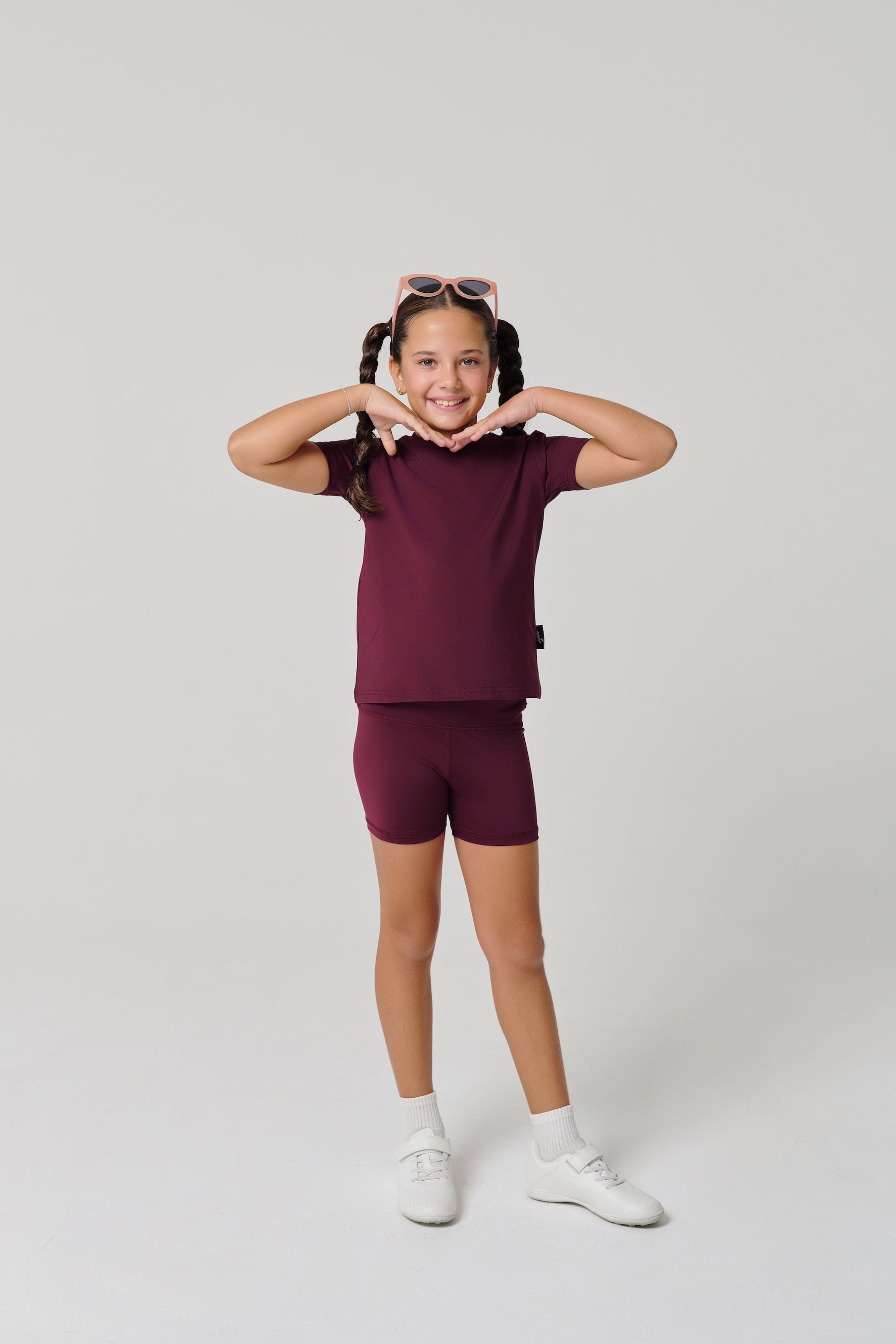 شورتات ركوب الدراجات "MULU Classic" للأطفال - كستنائي