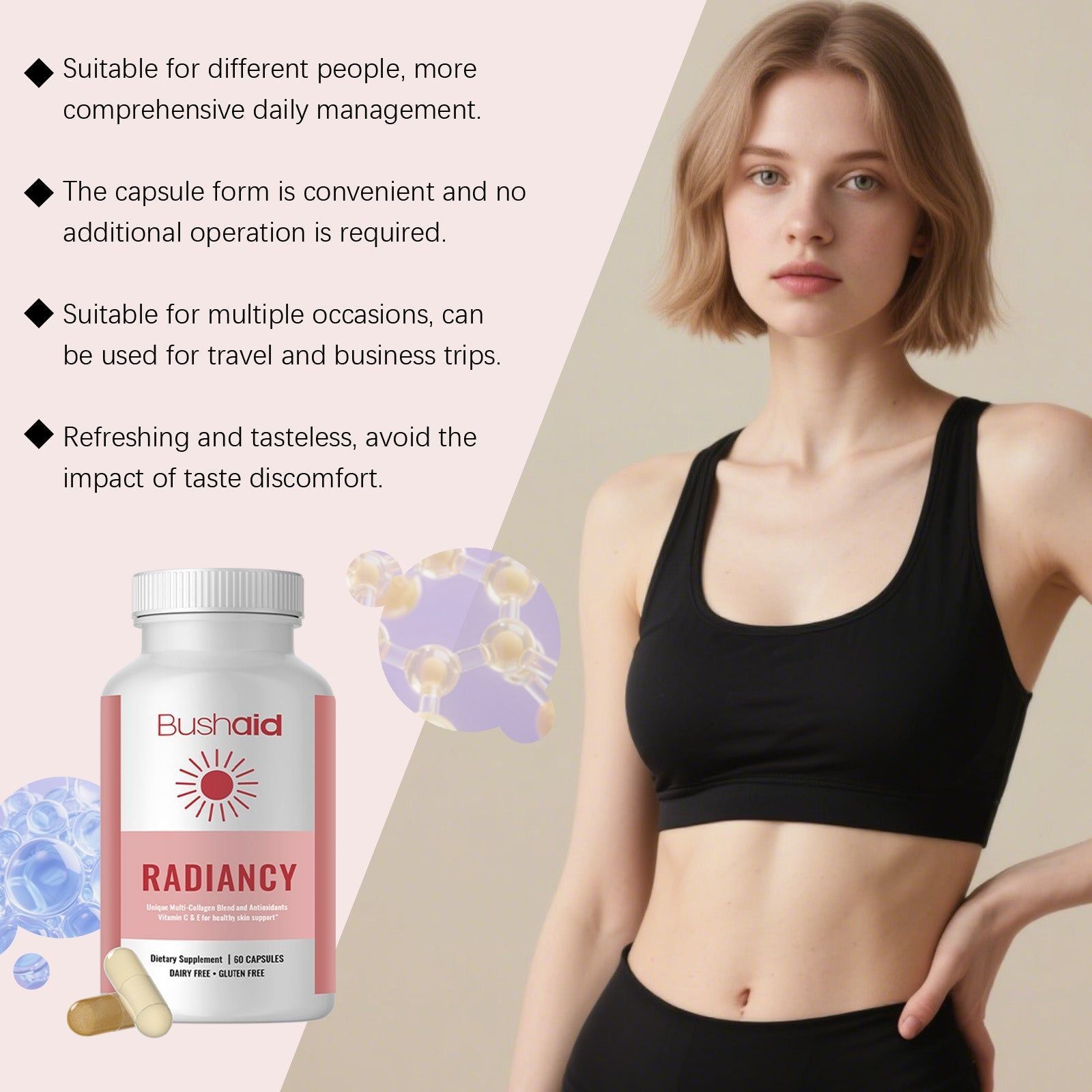 Boost Your Skin & Joint Health with Top Body Care Supplements, Antioxidant Support ,60capsules