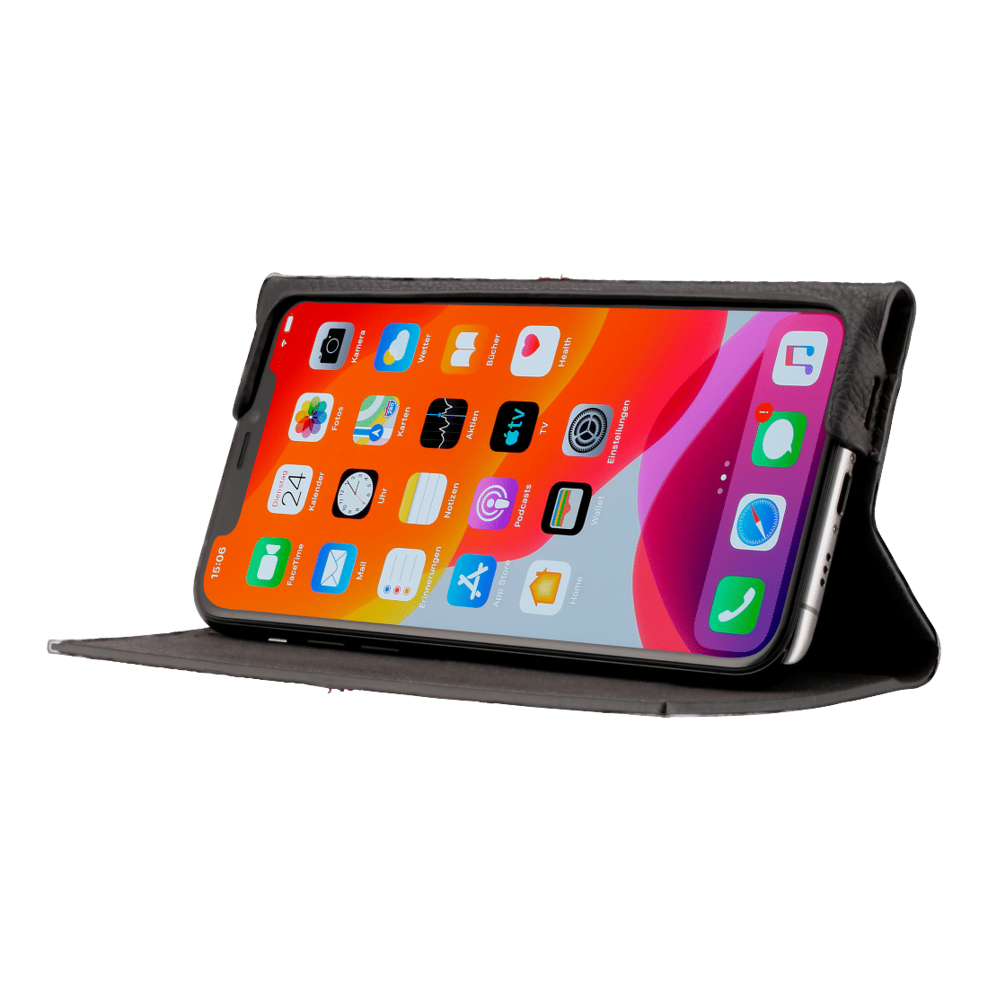 HAMA 187410 Booklet "Red Sensation No. 6" for Apple iPhone 11 Pro, black/red