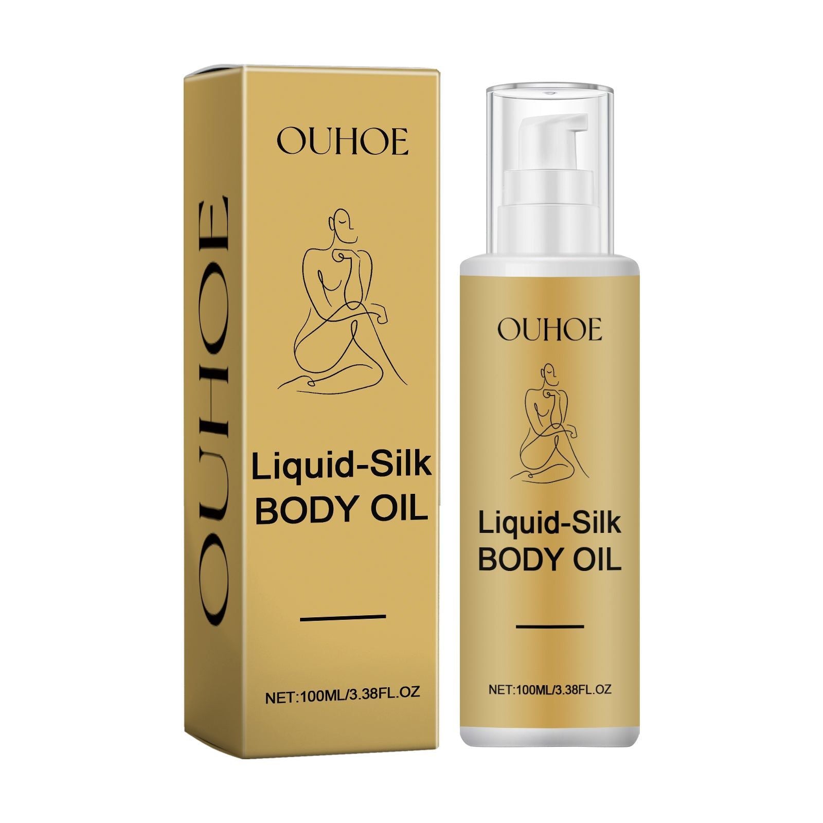 Revitalize Your Skin with Liquid Silk Body Oil, Firm, Anti-Wrinkle, Hydrating ,100ml