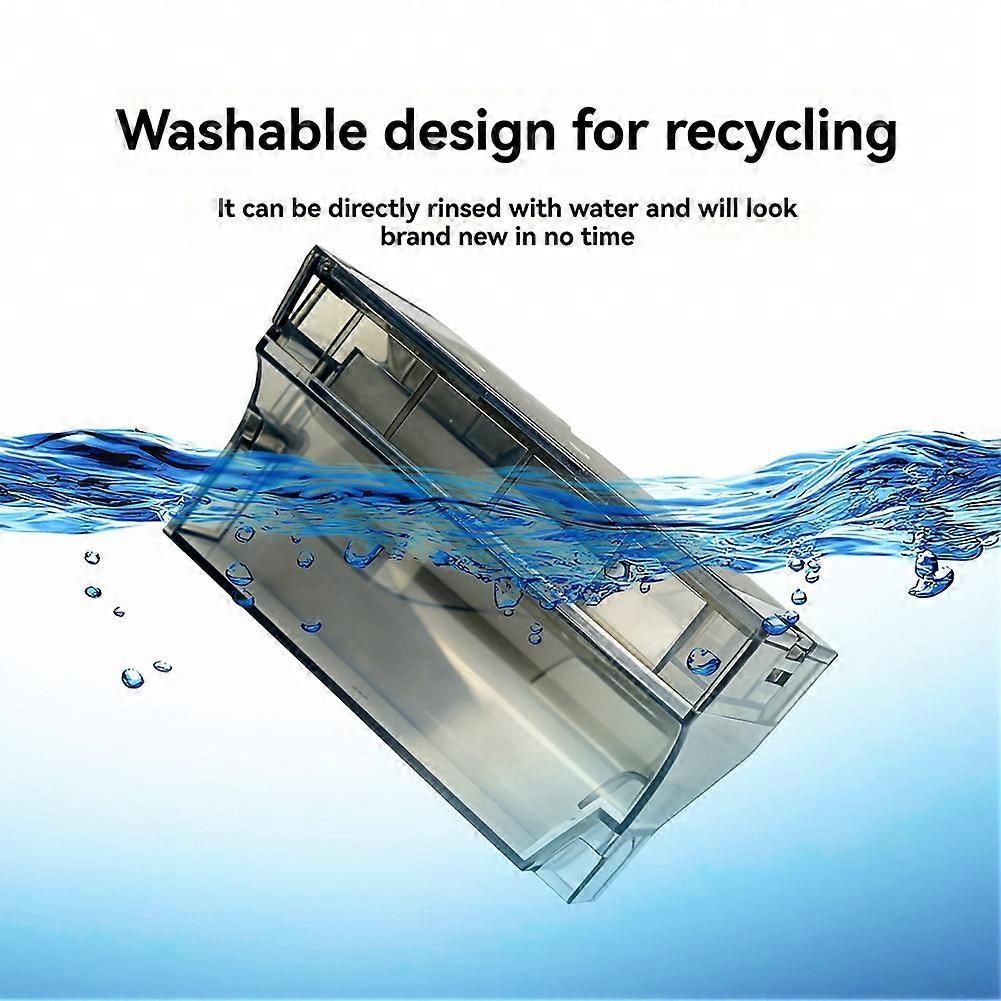 Dust Box with Filter Replaceable for Dreame X50/X50Pro/X50s/X50sPro Tracked Version Vacuum Cleaner Parts Dust Trash Box