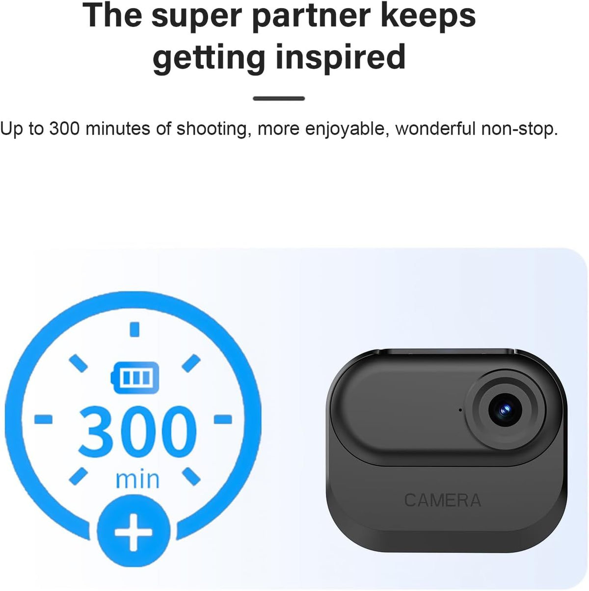 HD Mini Sports Camera Portable Magnetic Action Camera for Travel Cycling with 32GB TF Card
