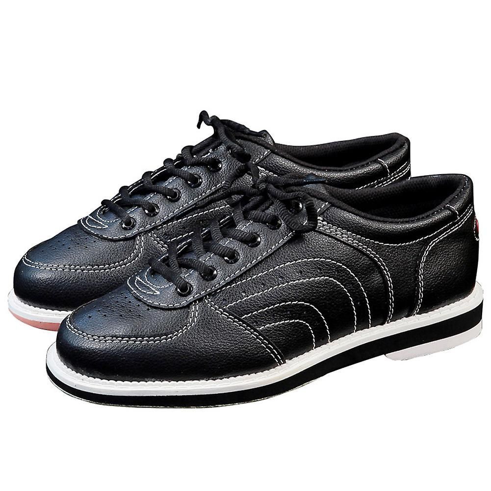 Mens PU Leather Breathable Sports Bowling Shoes