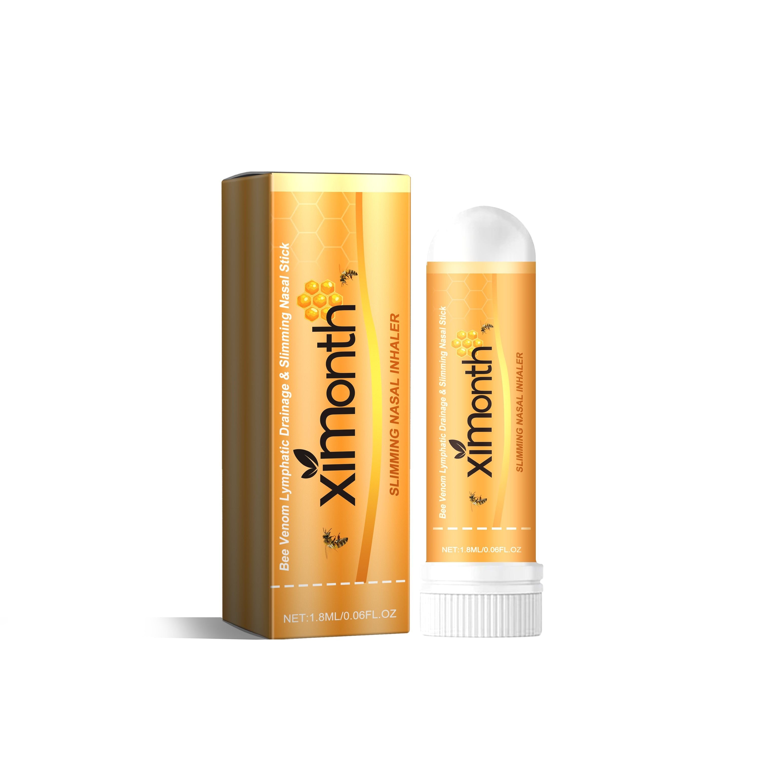 Bee-Venom Nasal Stick for Toning and Firming Skin, Boost Energy, Belly & Arm Slimming ,1.8ml