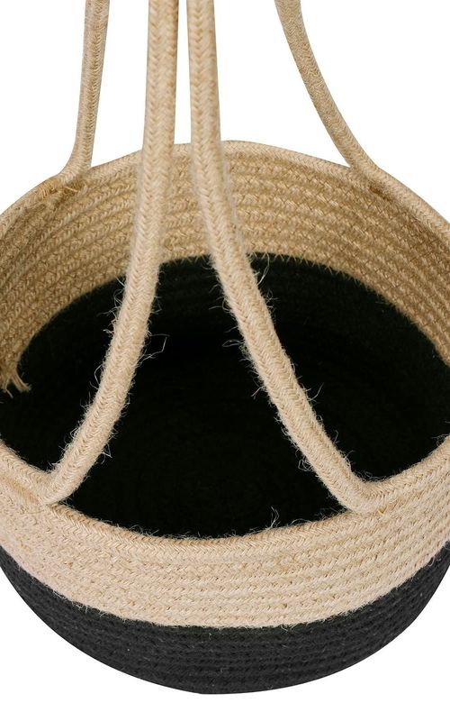 Jute Rope Woven Indoor Plant Hanging Holder For Decor