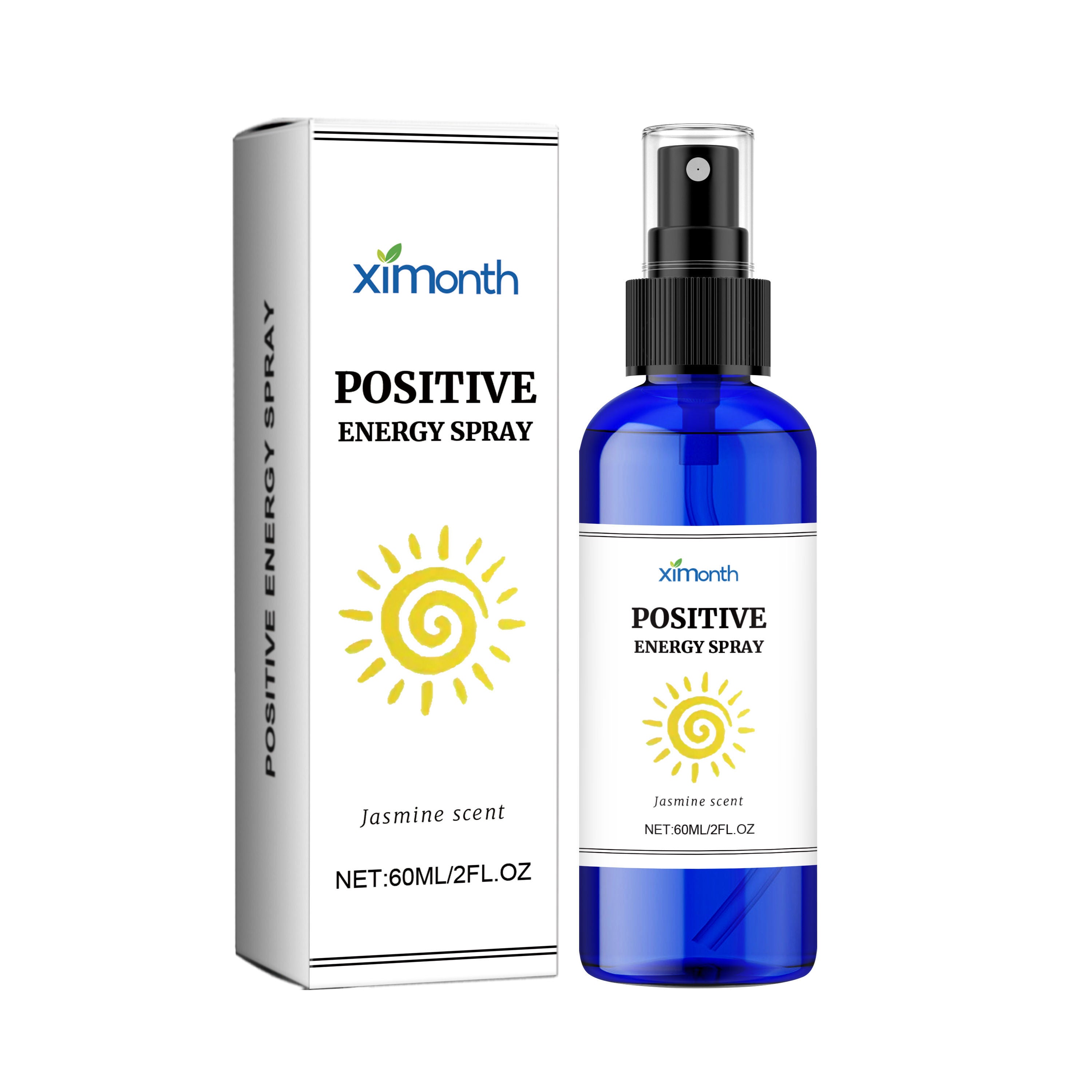 Body Care Spray, Natural Jasmine Fragrance, Refreshing Daily Body & Room Mist ,60ml