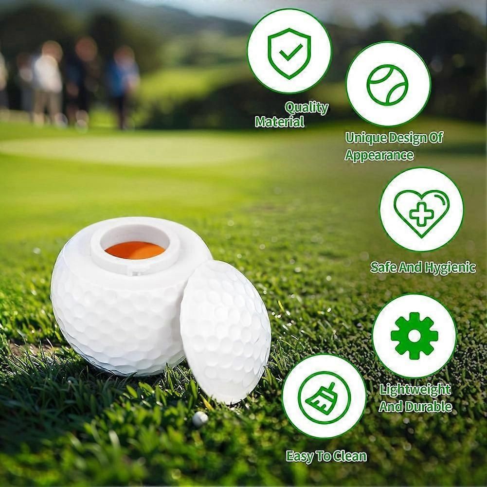 Golf Ball Shot Glasses , 1.5 Oz Golf Ball Shot Glasses with Lid, Create Gifts, Easy to Clean 6 Pack