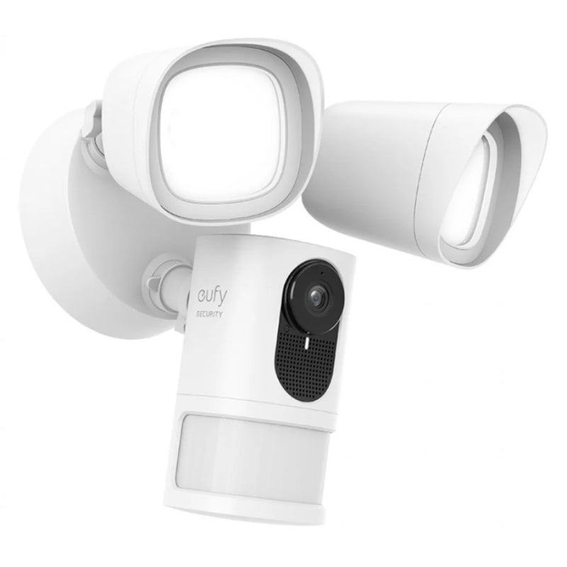 Eufy Floodlight Cam 1080p Smart Security Camera with Motion-Activated Lights, Matt White