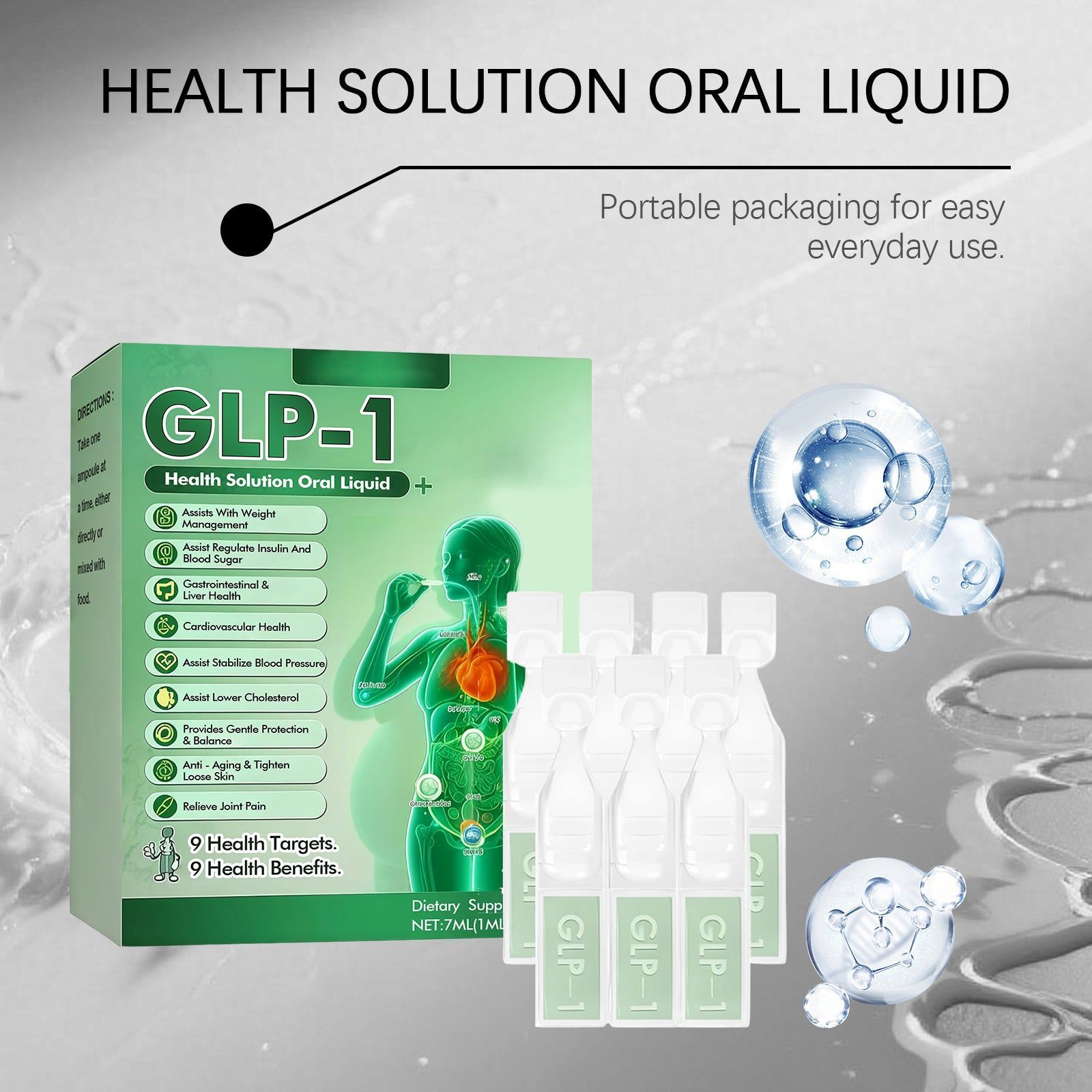 Boost Your Body Care with Green Tea & Moringa, Daily Digestive Support, Weight Management ,1 set
