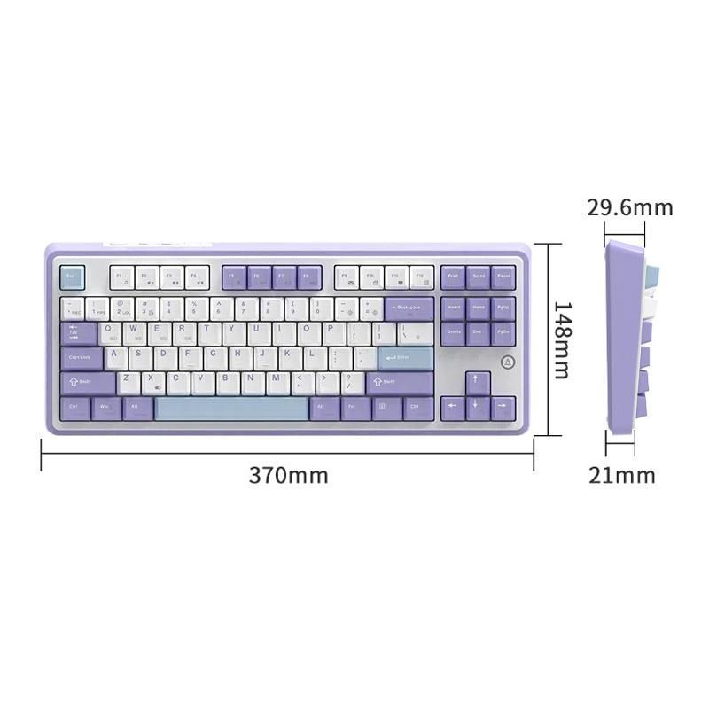 Ajazz AK870 RGB Keyboard Flying Fish Axis Purple
