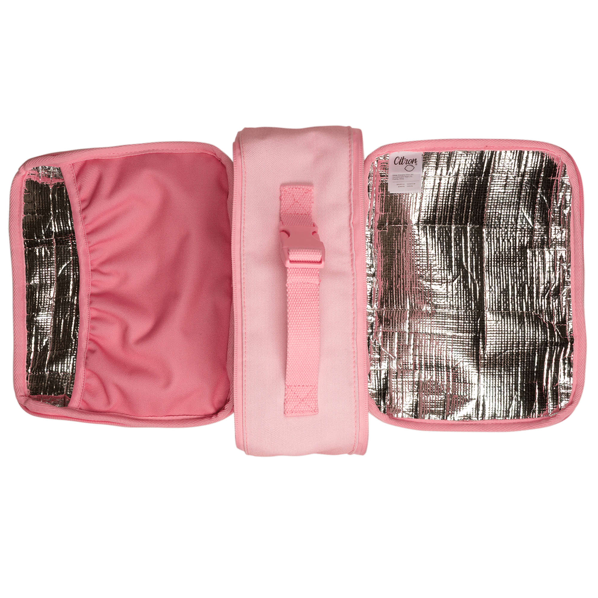 Citron Insulated Square Lunch Bag - Pink Glowup
