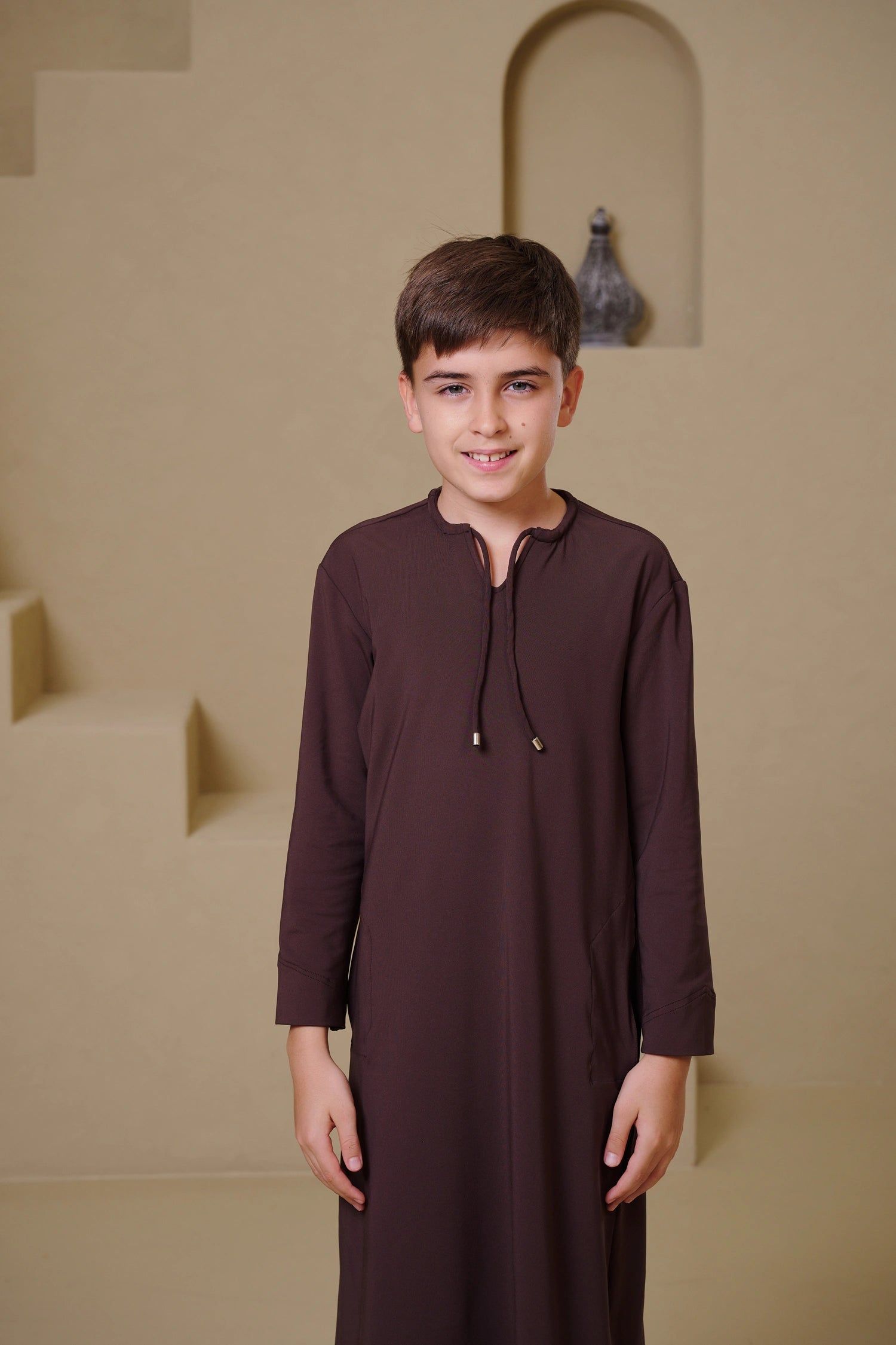 SAHIL Junior Kandura - Brown
