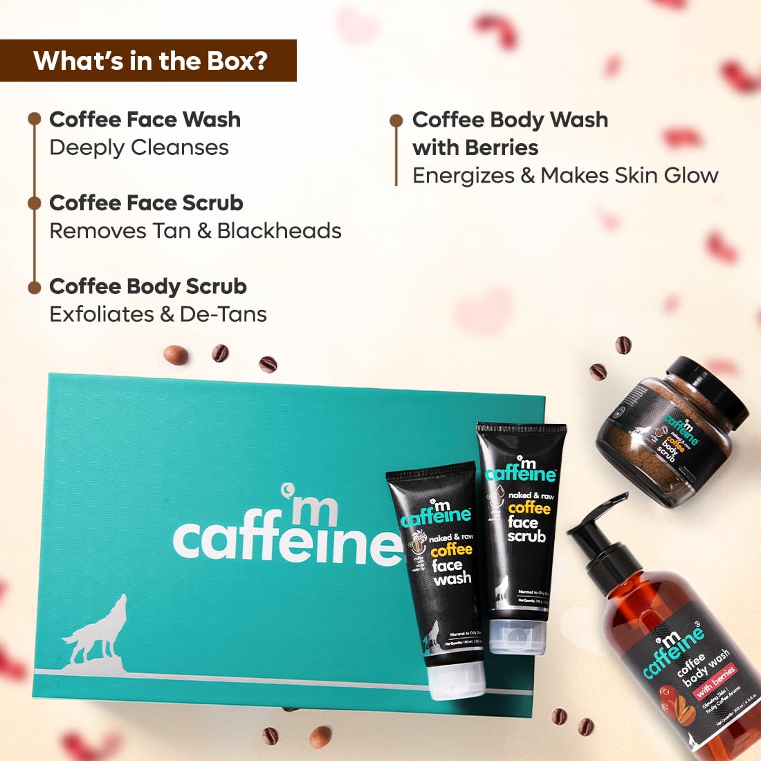 mCaffeine Coffee Shower Temptations Gift Kit