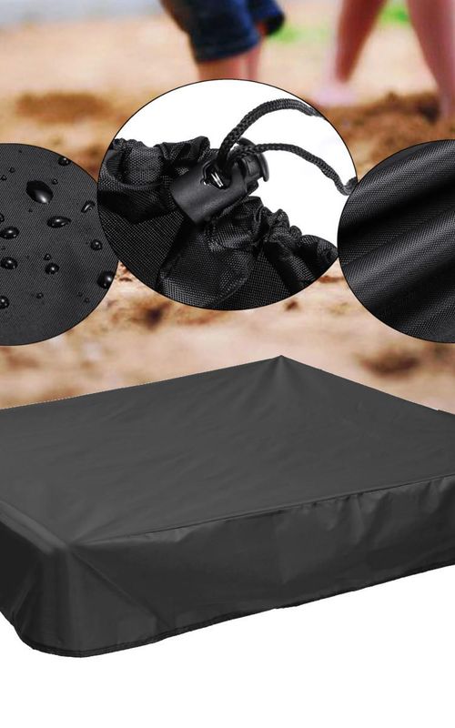 Sand Pit Sandbox Cover With Drawstring Waterproof UV Protection For Sandbox Outdoor