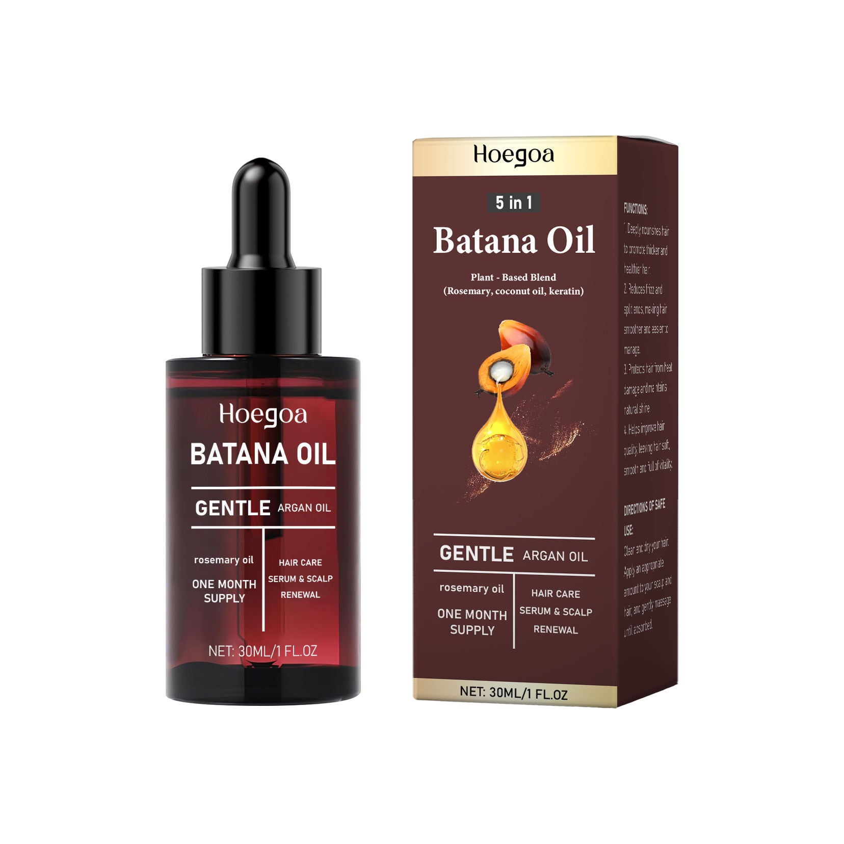 Batana Hair Oil for Deep Nourishment, Strengthening, Hair Growth, Hair Care ,30ml