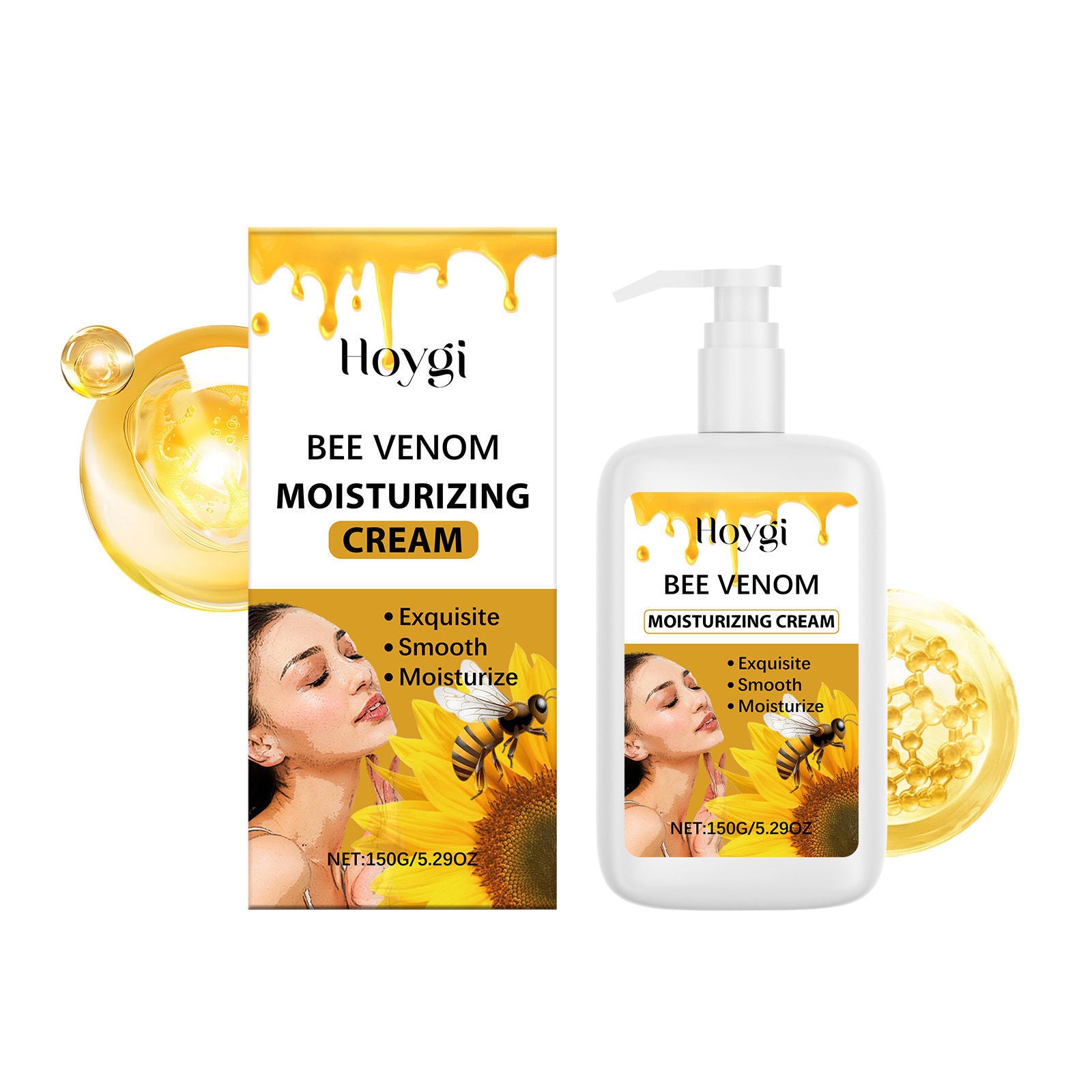 Bee Venom Body Care Moisturizer, Hydrating, Nourishing, Soft Skin, Natural Skincare ,150g