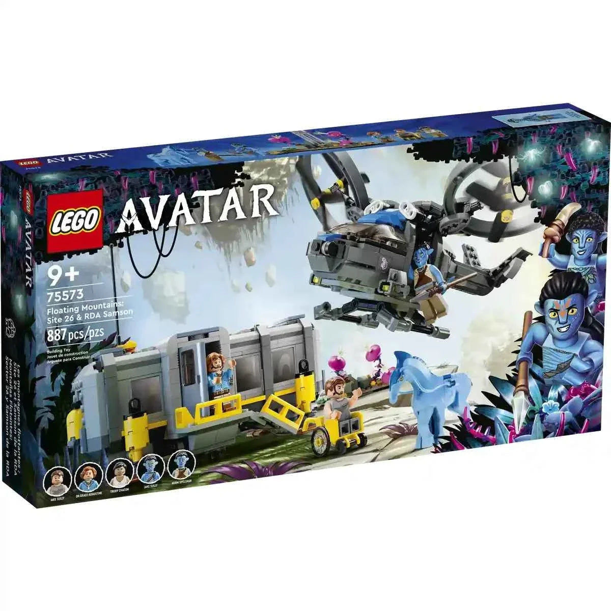 LEGO Avatar Floating Mountains: Site 26 & RDA Samson 75573 (887 Pieces)