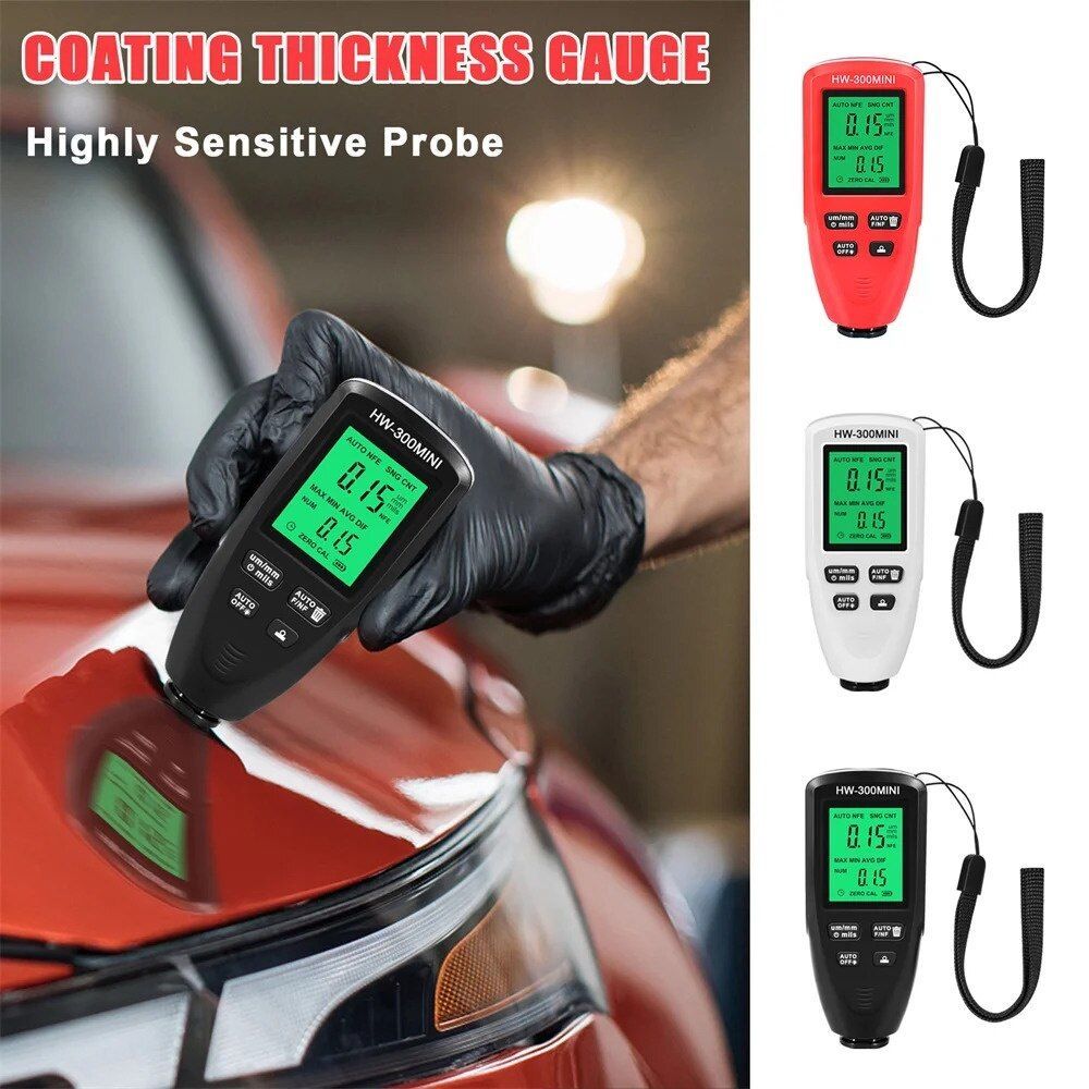 Paint Thickness Gauge Car Coating Thickness Meter For Automobile Paint
