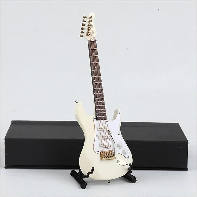 Mini Musical Instrument Miniature Electric Guitar Model Desktop Decoration Gift