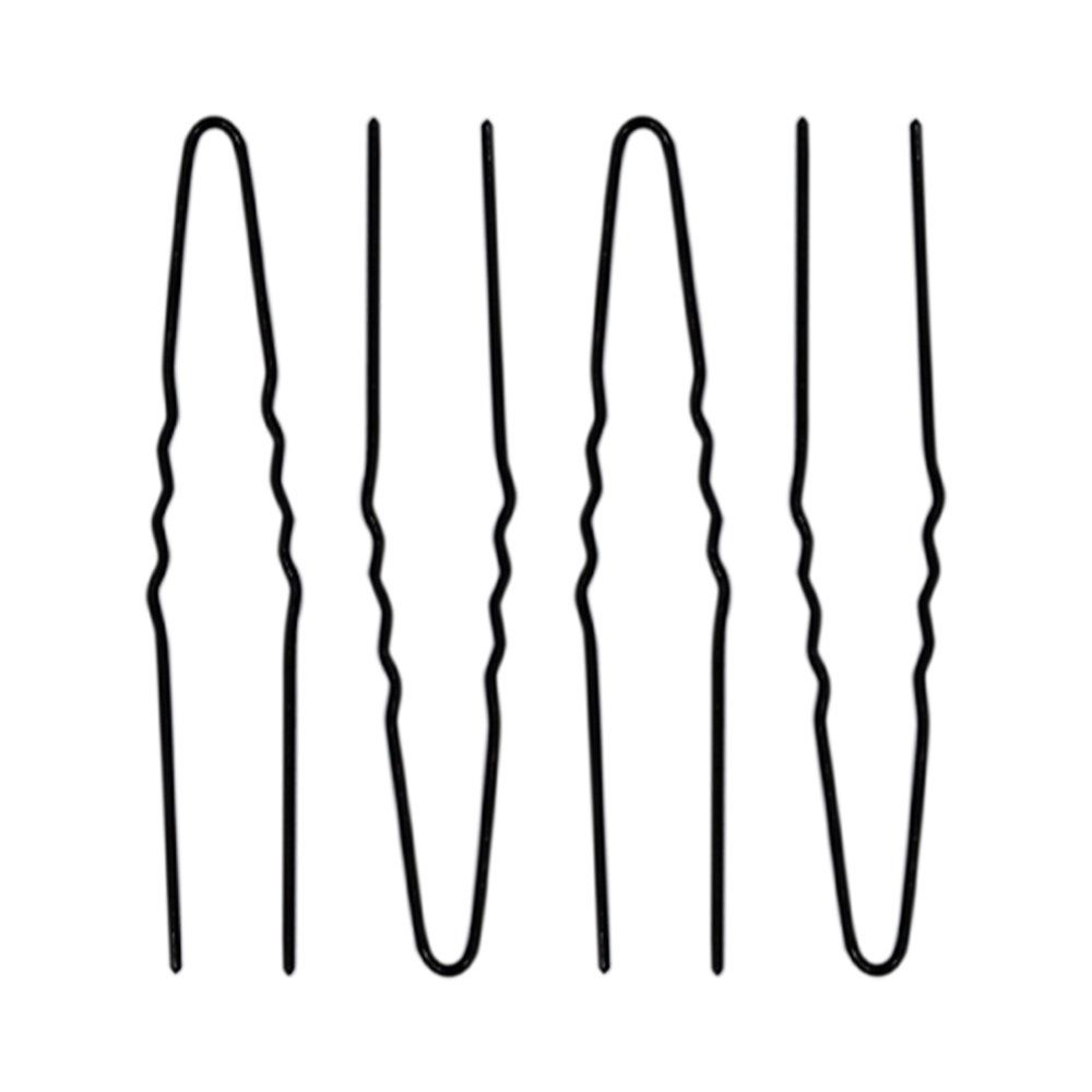Locatelli Hair Pin Comune N.30, Waved Black, 500gm