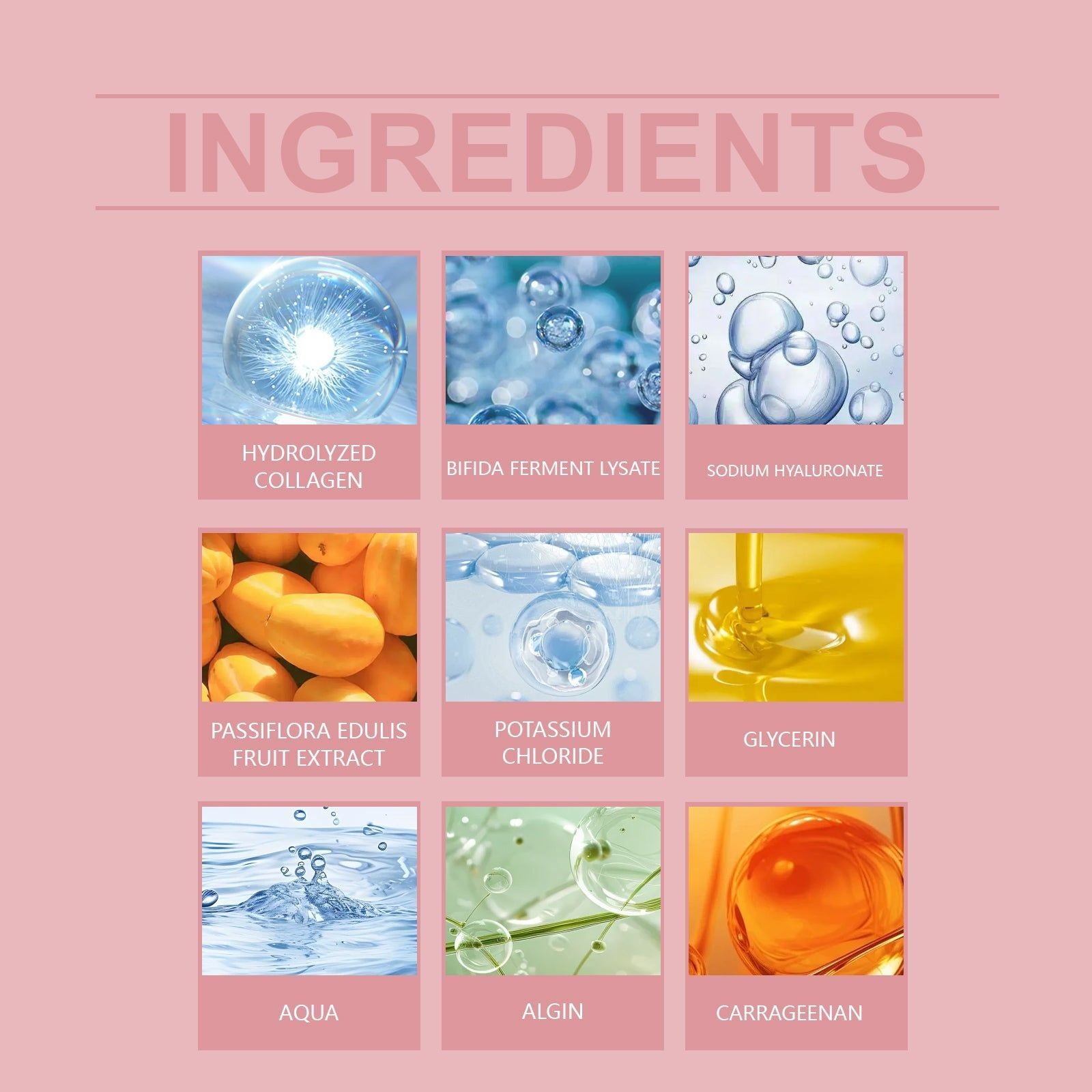 Collagen Deep Moisture Mask, Brightening, Hydrating, Anti-Aging, Pore Refining ,1pcs