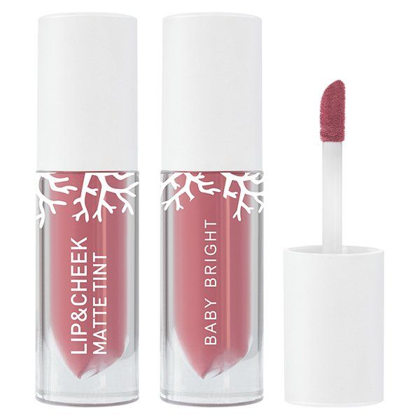 LIP & CHEEK MATTE TINT 2.4G BABY BRIGHT (M) #04 SPICED CORAL t.