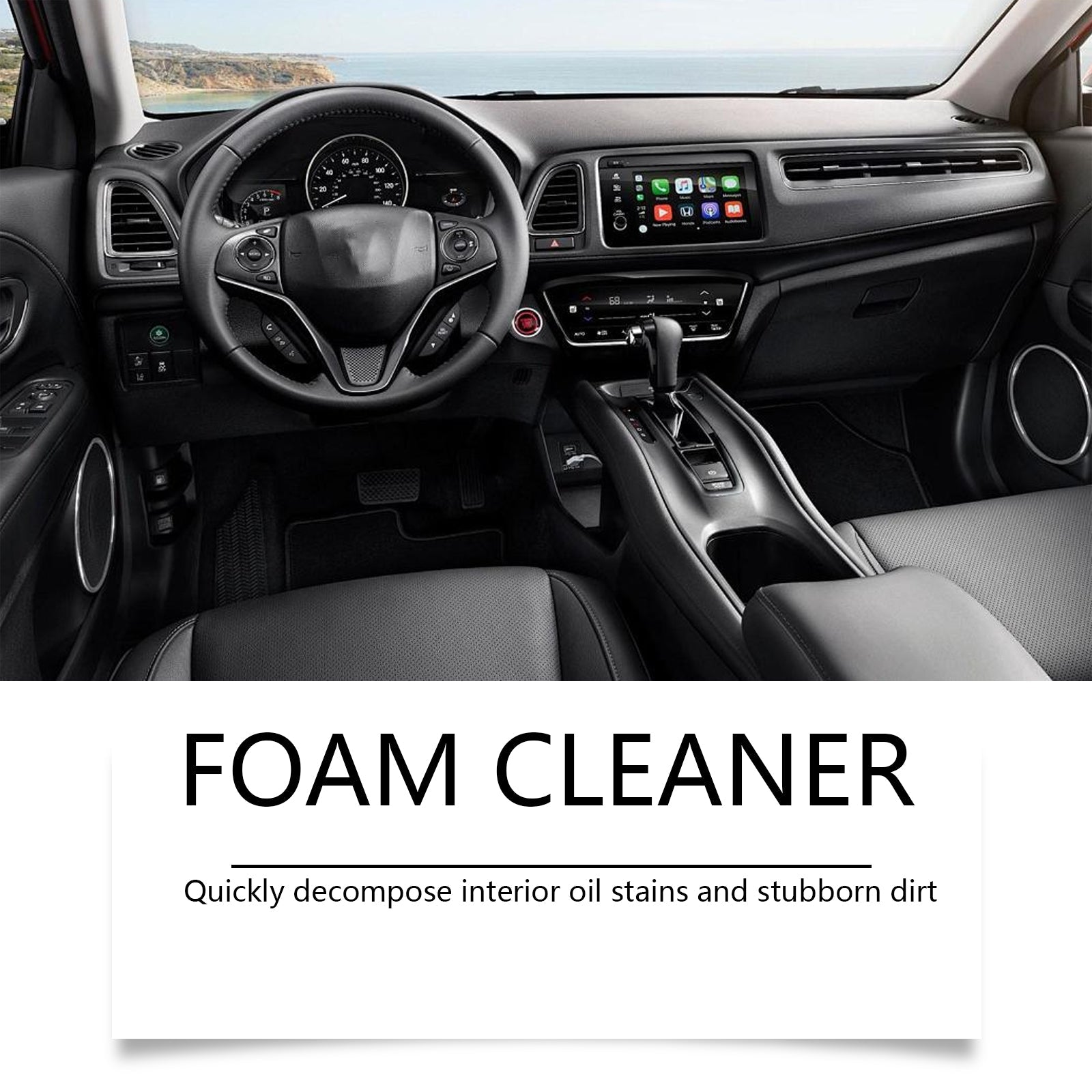 Car Interior Cleaning Spray, Gentle, Decontamination, Universal, Portable, Fast Stain Removal ,1set