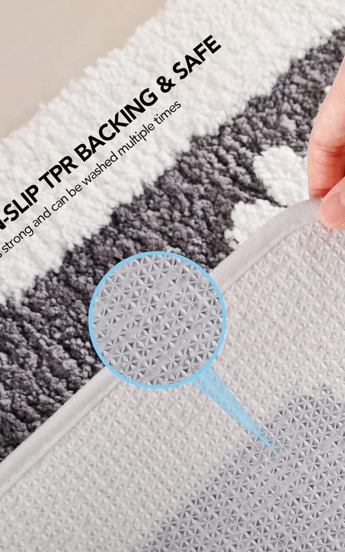 AIESY® Beautiful Luxury Ultra Soft Microfiber Shaggy Bath Mats