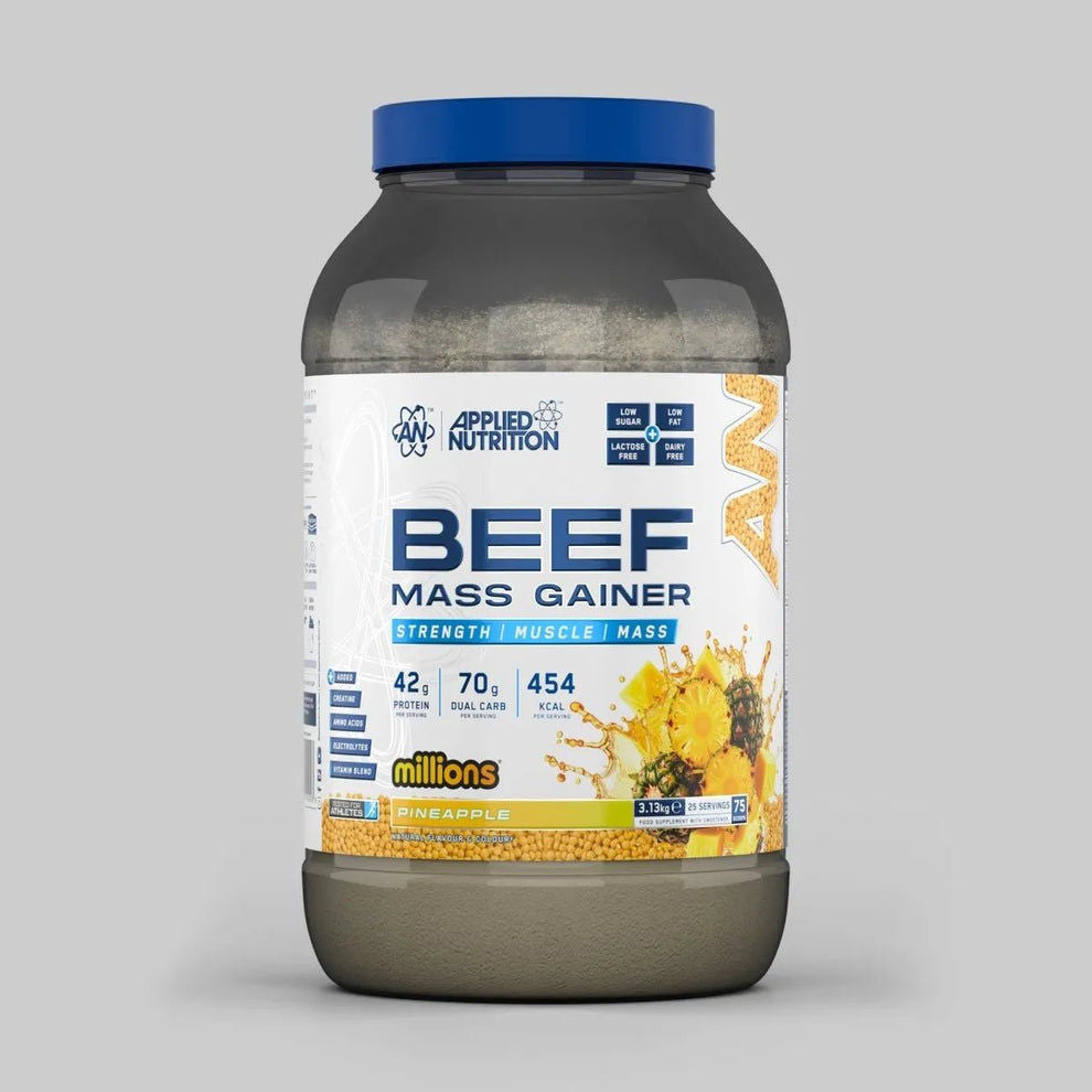 AN BEEF MASS GAINER PINEAAPLE MILLIONS 3.13 KG