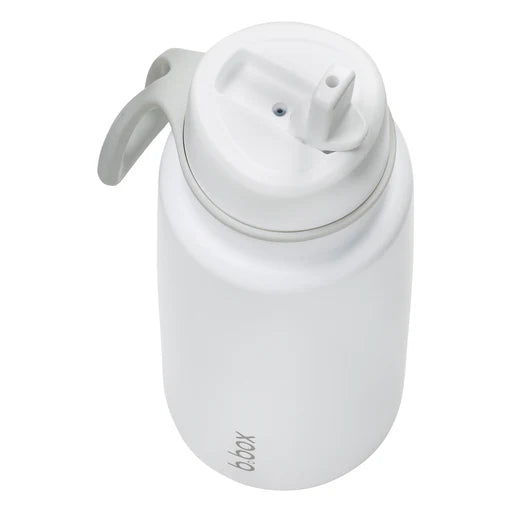 Insulated Flip Top Bottle 1L -White Out