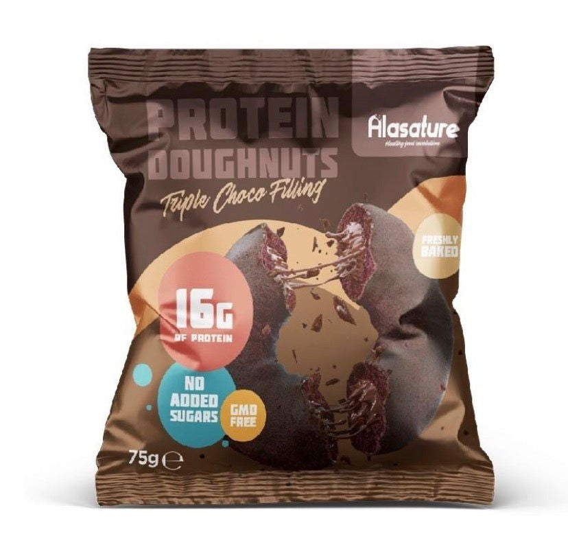 Alasature Protein Doughnuts – Triple Choco Filling (Triple Chocolate)