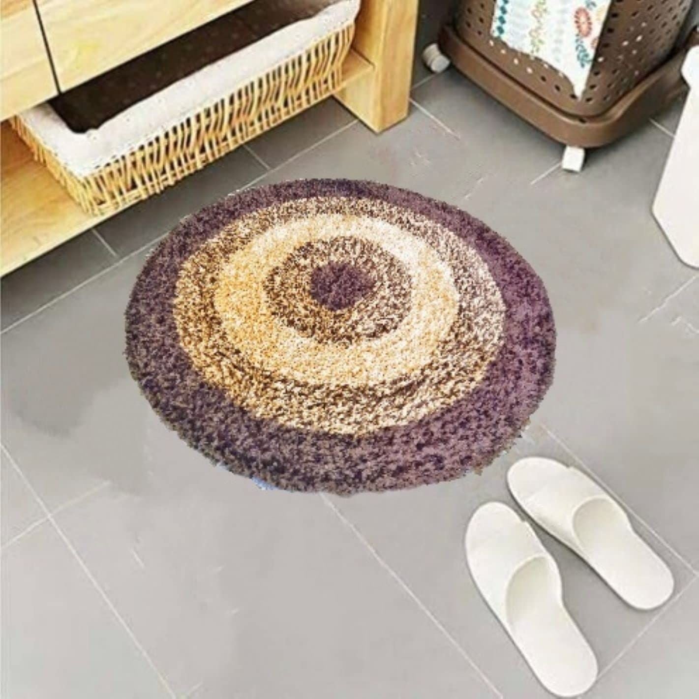 AIESY® Micro-Poly Shaggy Bath & Door Mat for Home