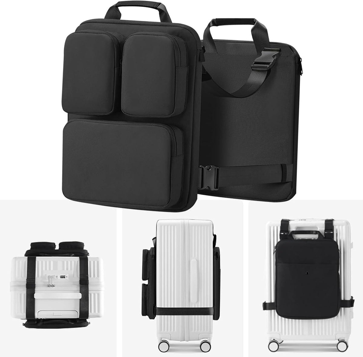 Luggage Harness Over Luggage Organizers Bag Travel Storage Bag Adjustable Suitcase Additional Bag