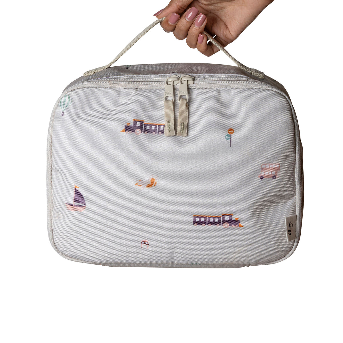 Citron-Insulated Square Lunchbag-Vehicles