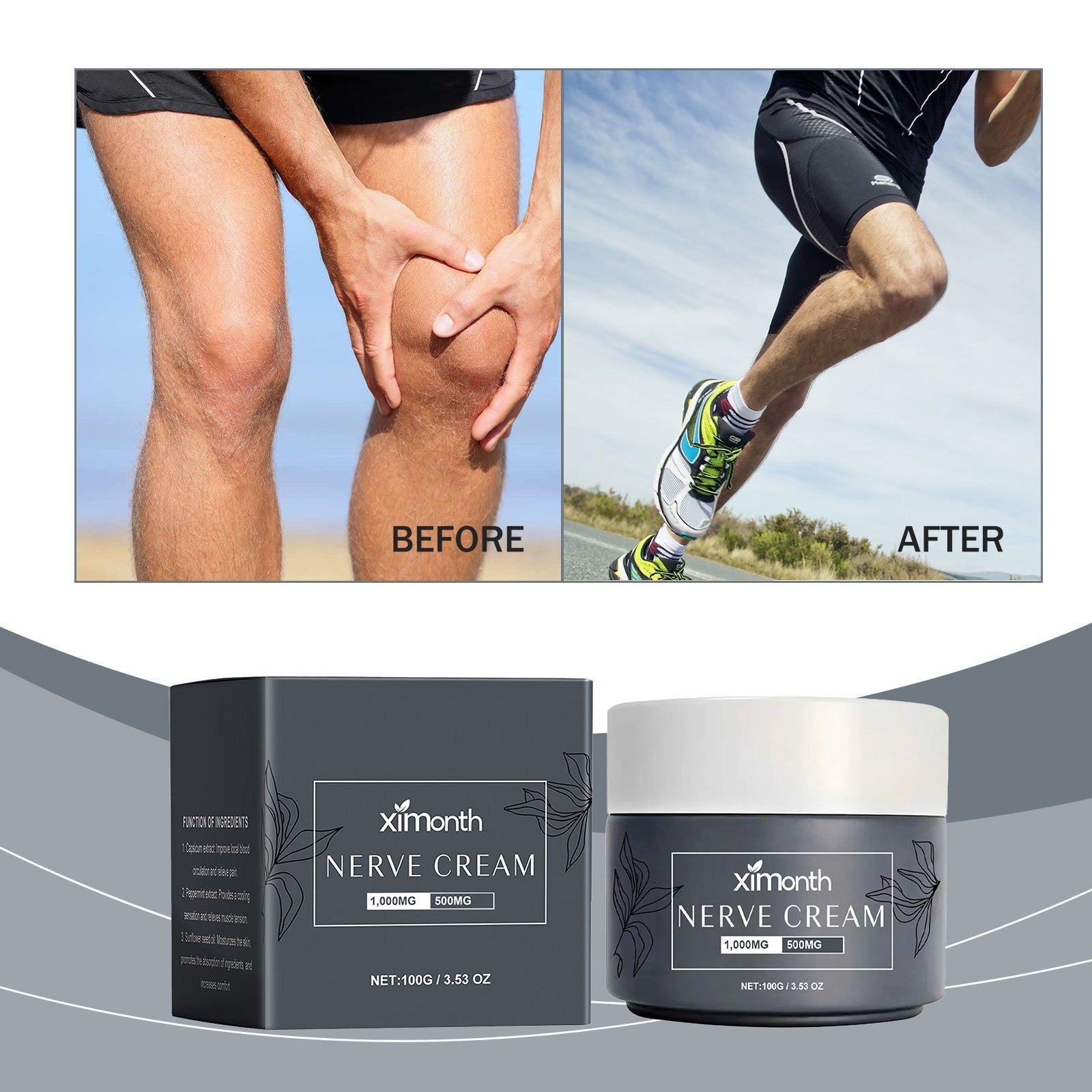 Joint Repair Cream for Body Care, Pain Relief, Herbal Moisturizer, Fast-Acting ,100g
