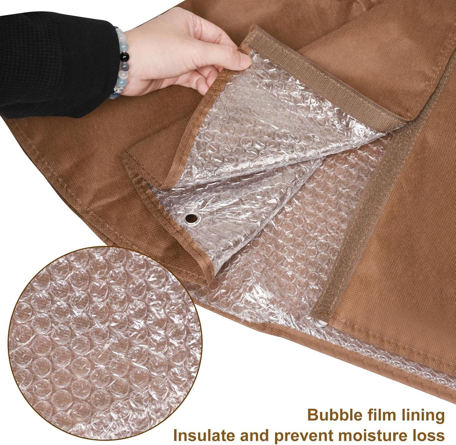 Plant Covers Freeze Protection,Winter Frost Covers for Plants Root Protection