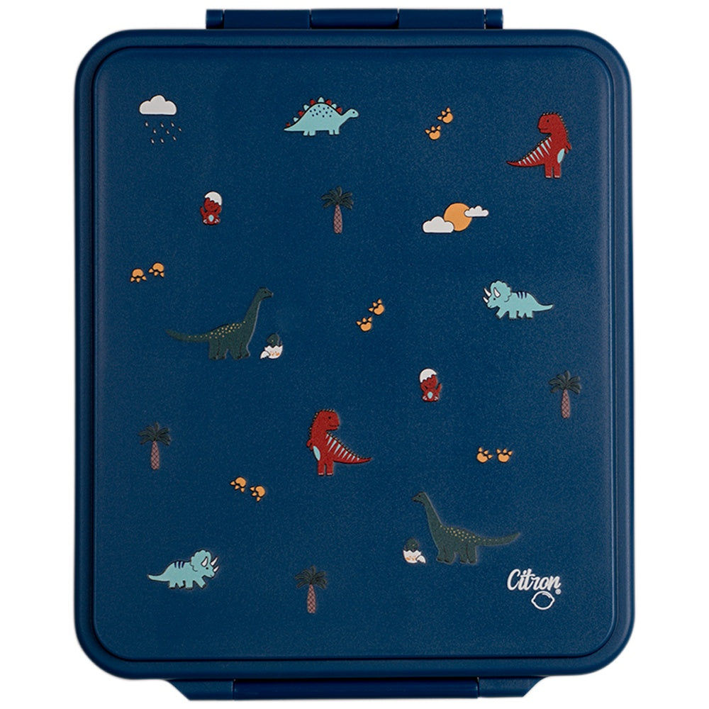 Citron Grand Lunchbox with Insulated Food Jar – Blue Dino