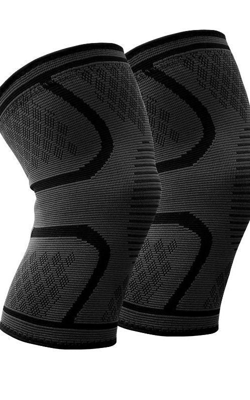 2 Pack Knee Brace Compression Sleeve Support For Men Running Riding Silicone Antiskid Knee