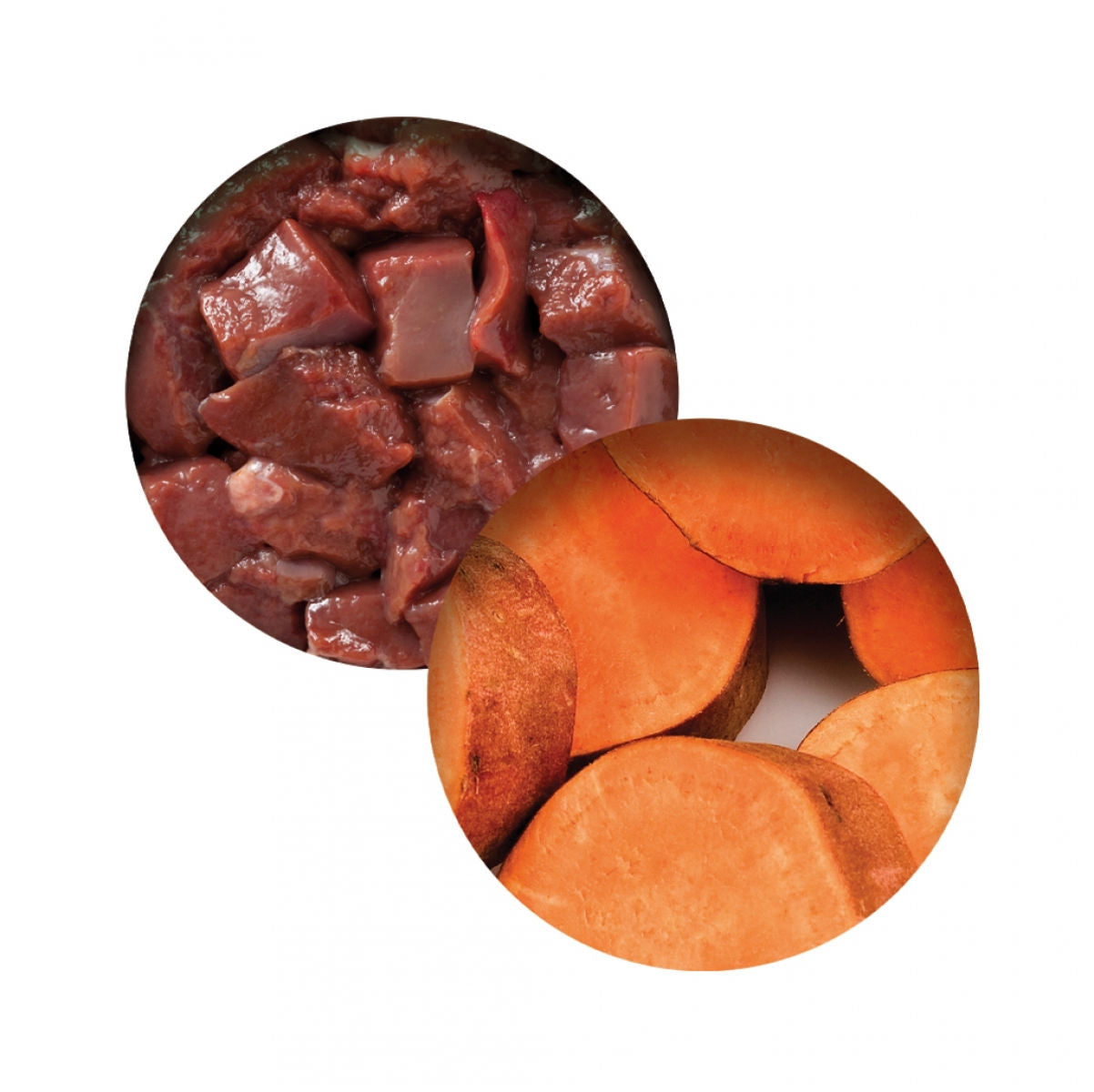 كاتيت عشاء الدجاج والكبد والبطاطا الحلوة 80 غرام - علبة من 6 علب