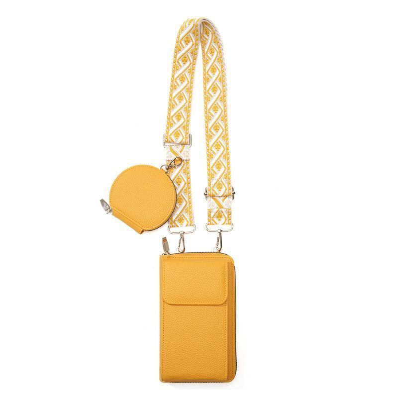 Women Small Crossbody Cell Phone Purse with Detachable Coin Case