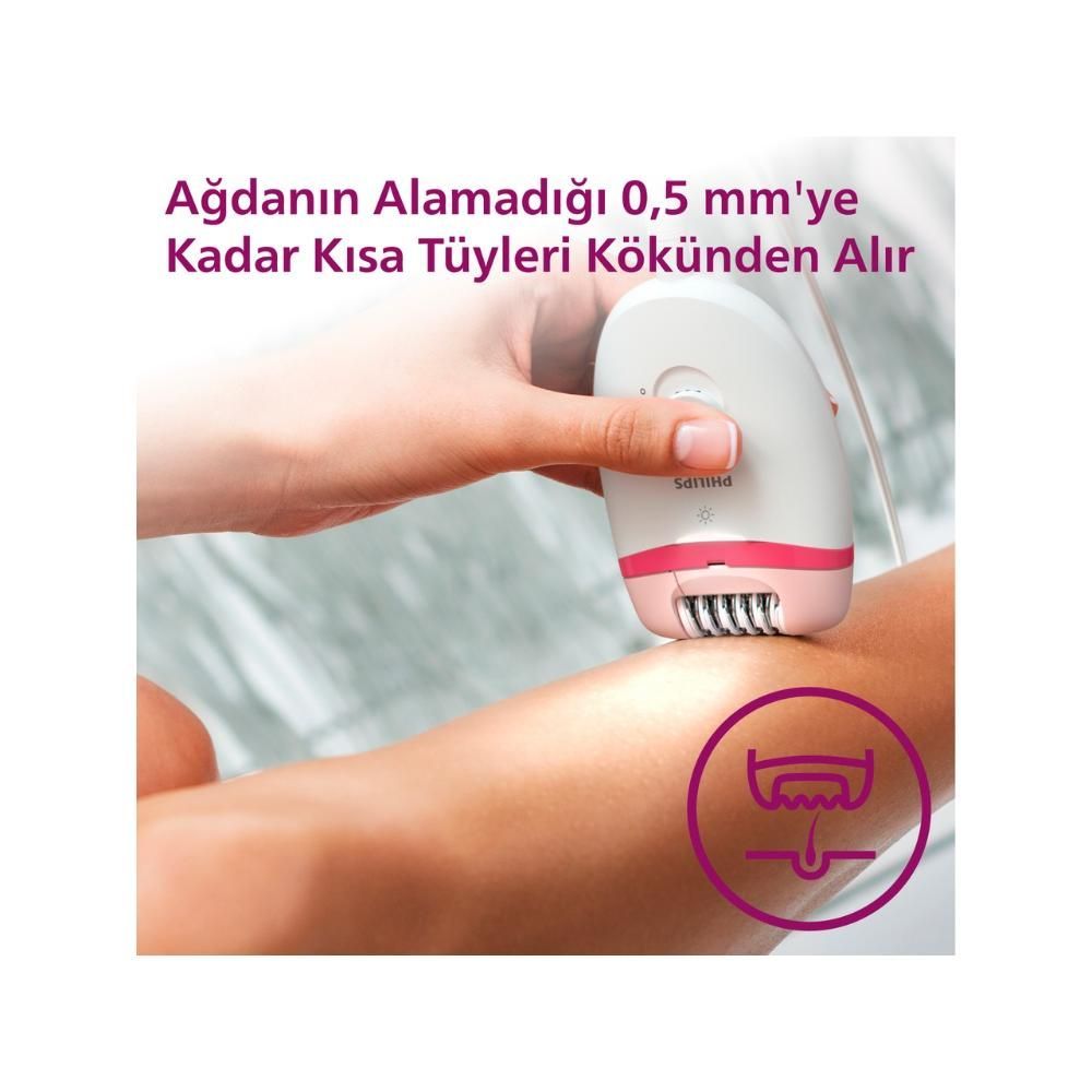 Philips BRE255/05 Satinelle Essential Wired Compact Epilator