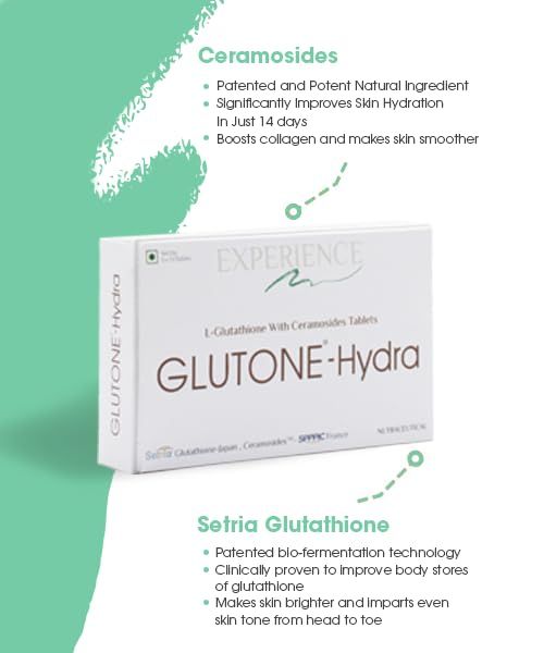 Glutone-Hydra | أقراص سيتريا جلوتاثيون مع سيراموسيدات 30