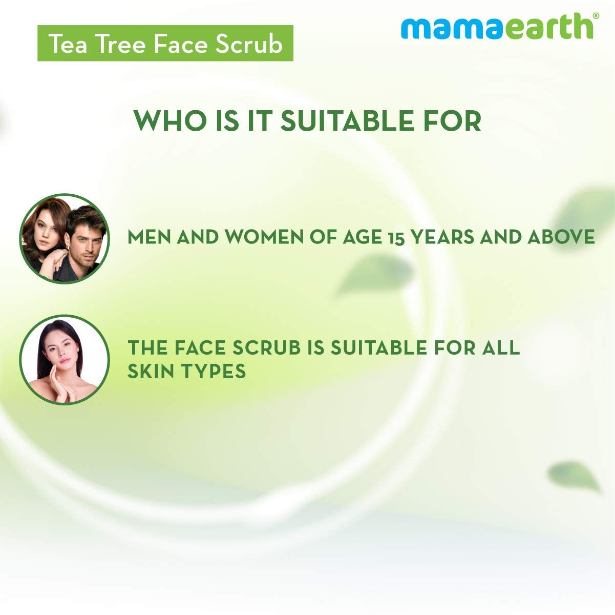 Mamaearth-Tea Tree Face Scrub,100G