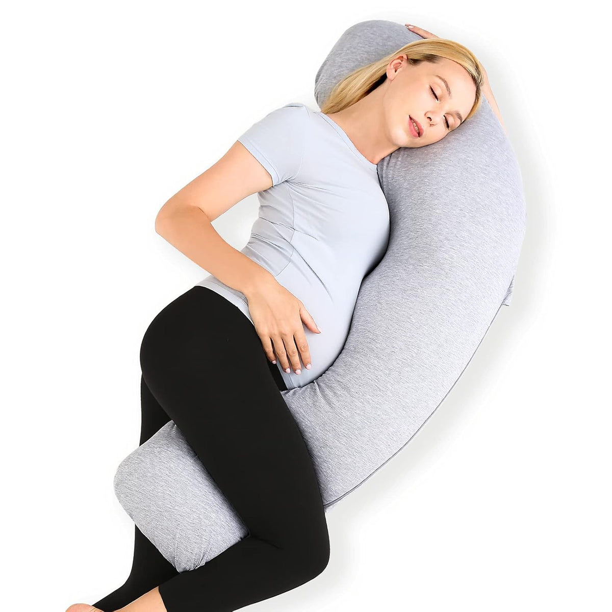 J Shaped Maternity Body Pillow