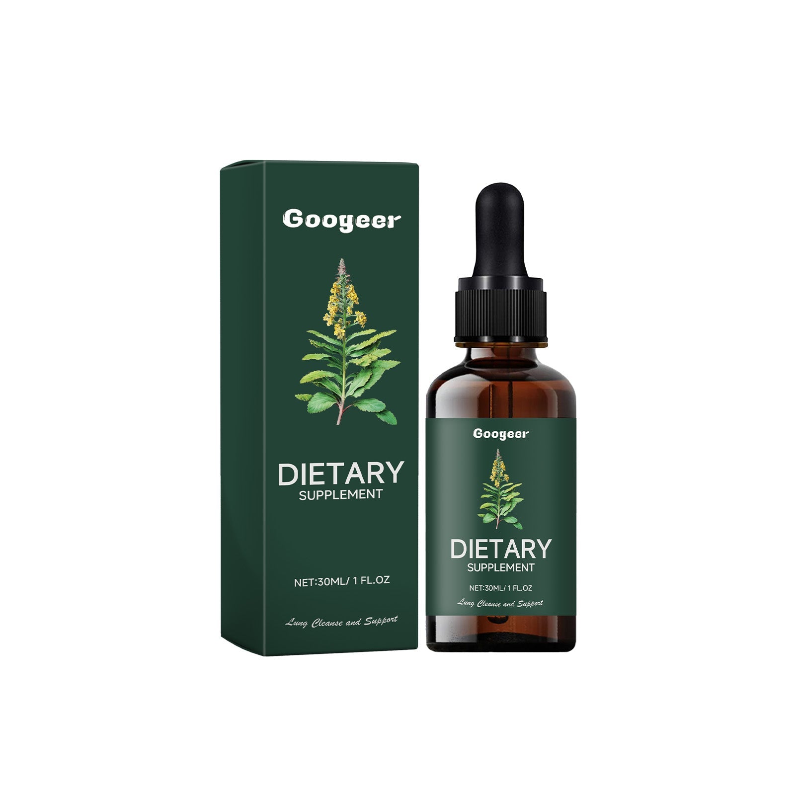 Boost Lung Health with Woolen Flower Body Care Supplement, Improve Breathing Naturally ,30ml
