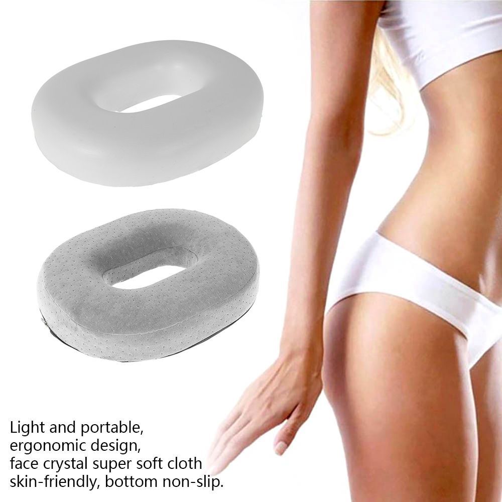 Memory Foam Ring Cushion Hemorrhoid Hollow Cushion Tailbone Donut Cushion Coccyx Pain Relief