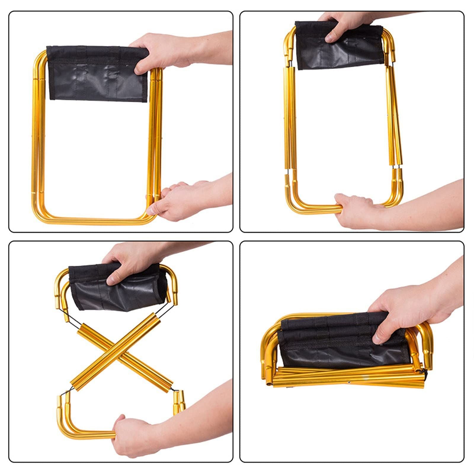 Outdoor Folding Chair Camping Stool Portable Fishing Chair Lightweight Travel Chair